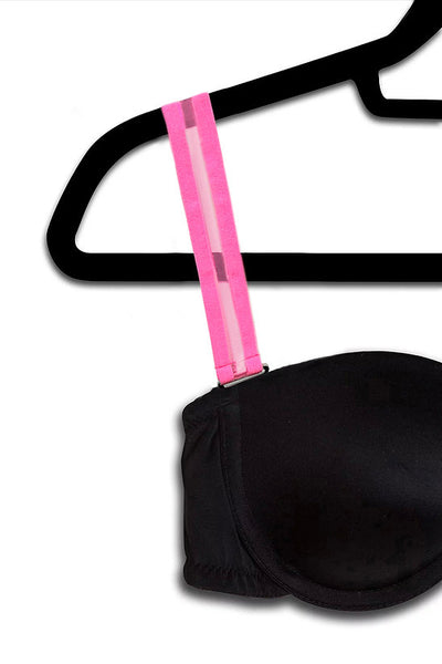 Strap Its Straps - Hot Pink Skinny Sheer