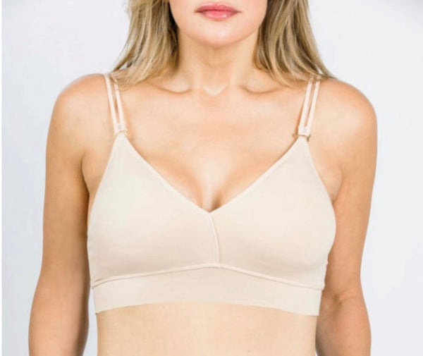 Strap-Its Plunge Bra - Nude (Straps Sold Separately)