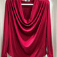 L/S ITY Cowl Neck - Oxblood Only 1 Small left