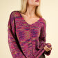 Multi Color Sweater - Pink Mix