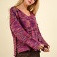 Multi Color Sweater - Pink Mix