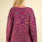 Multi Color Sweater - Pink Mix