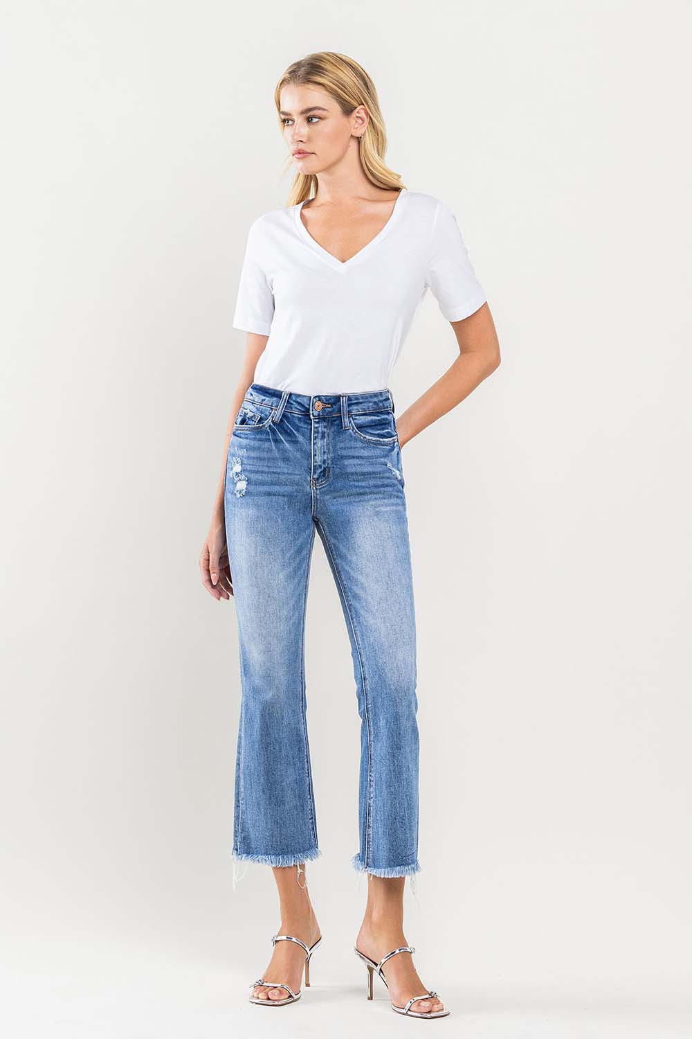 Kick Crop Flare Jeans - Amber ONLY ONE SIZE 25(1) LEFT