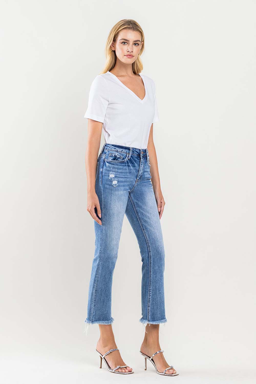 Kick Crop Flare Jeans - Amber ONLY ONE SIZE 25(1) LEFT