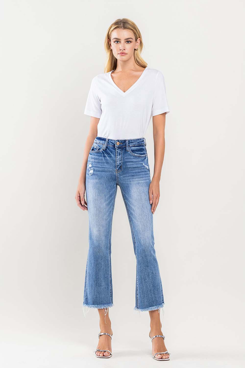 Kick Crop Flare Jeans - Amber ONLY ONE SIZE 25(1) LEFT