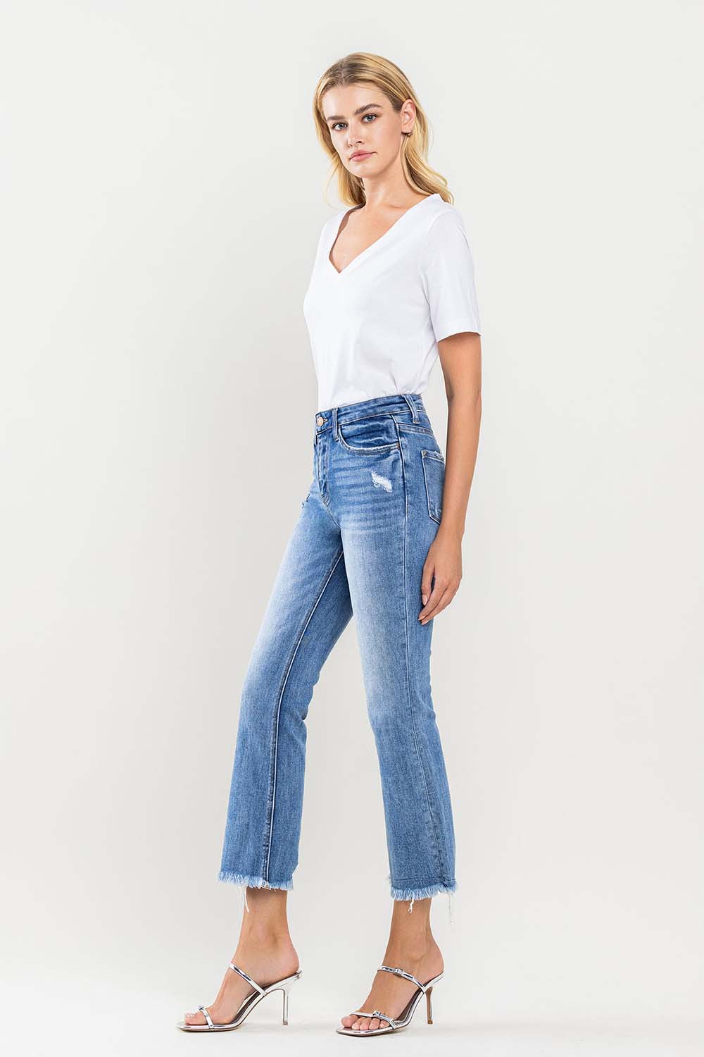 Kick Crop Flare Jeans - Amber ONLY ONE SIZE 25(1) LEFT