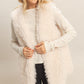 Fuzzy Sweater Vest - Cream