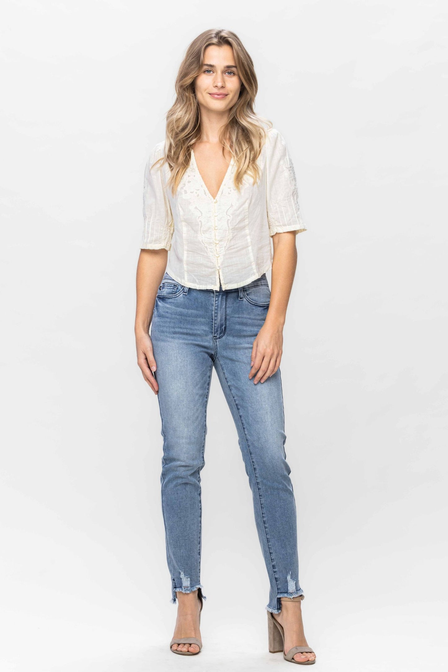 Mid Rise Cool Denim Sustainable Relaxed Fit - Medium Blue