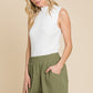 Casual Cotton Shorts - Olive