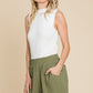 Casual Cotton Shorts - Olive