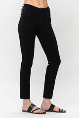 Mid Rise Slim Fit Jeans - Black