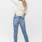 Mid Rise Cool Denim Sustainable Relaxed Fit - Medium Blue