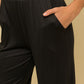 Elastic Waist Wide Leg Pants - Black ONLY 1 SMALL LEFT