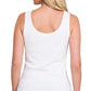 Cotton Tank Top - White