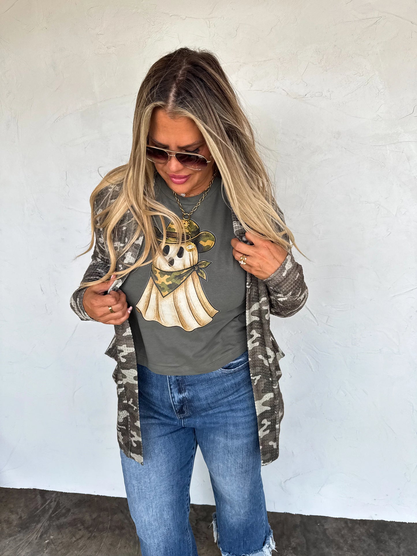 Lola Cardigan - Camo