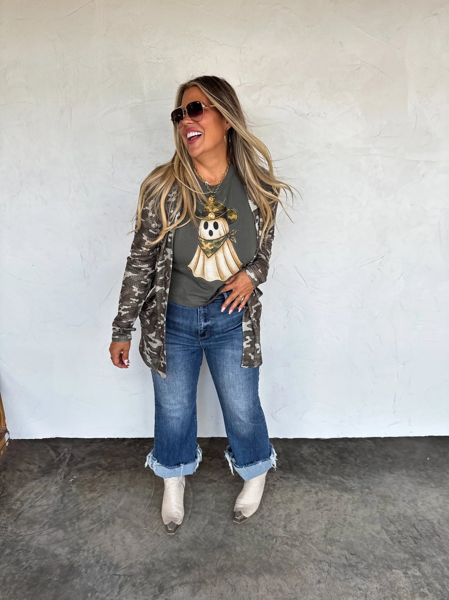 Lola Cardigan - Camo