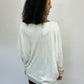 Cashmere Thermal Dolman Top - Ivory