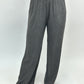 Cashmere Rib Pant - Charcoal