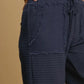 Quilted Jacquard Pant - Midnight