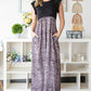 Ruffle Cap Sleeve Maxi Dress - Black Leopard ONLY 1 MEDIUM LEFT