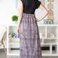 Ruffle Cap Sleeve Maxi Dress - Black Leopard ONLY 1 MEDIUM LEFT