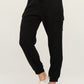 Cargo Pocket Knit Joggers - Black