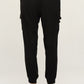 Cargo Pocket Knit Joggers - Black