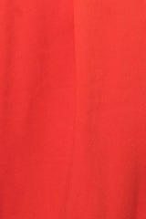 Tie Waist Smocked Back Midi Cami Dress - Tomato Red