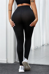 Leggings with Cut Outs - Black