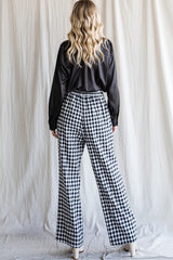 Checkered Pants - Black/White