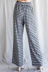 Checkered Pants - Black/White