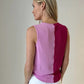Two Tone Tank - Fuschia/Pink ONLY 1 SMALL LEFT
