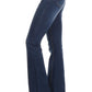 Cher Flare Pull on Jeans - Dark Denim