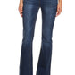 Cher Flare Pull on Jeans - Dark Denim