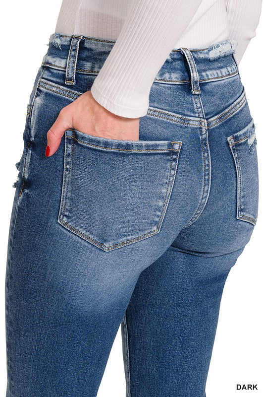 Center Seam Bootcut Jeans - Dark – Lola's Lookbook