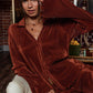 Plisse Lettuce Hem Blouse Cinnamon ONLY 1 SMALL LEFT