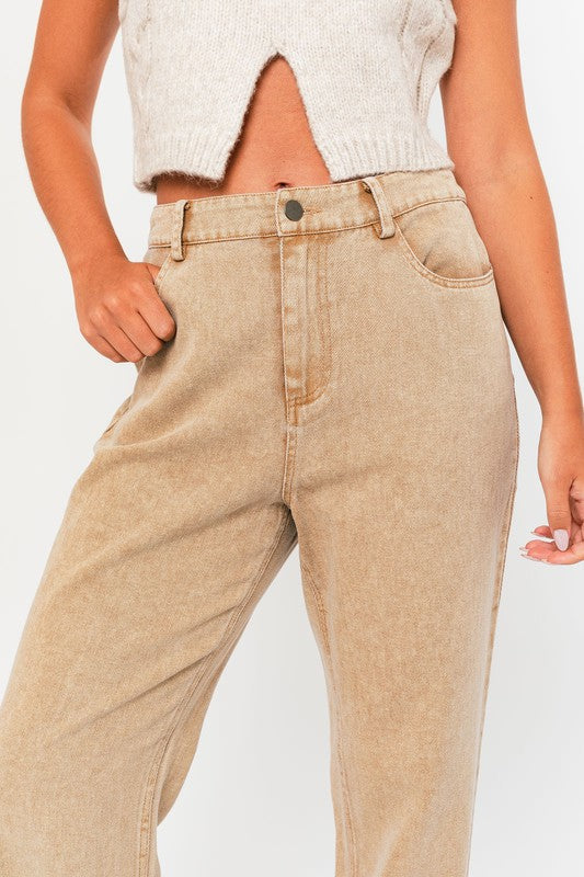 Twill Trousers - Tan