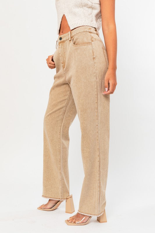 Twill Trousers - Tan