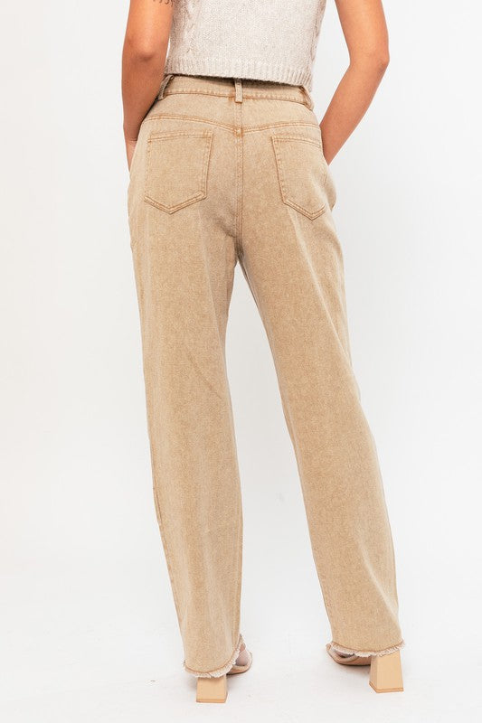 Twill Trousers - Tan