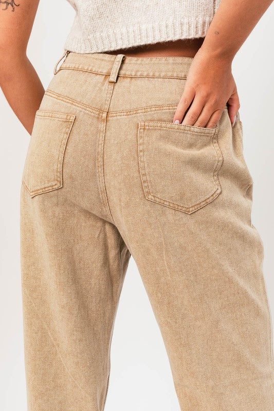 Twill Trousers - Tan