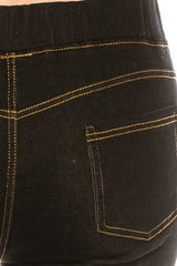 Cher Flare Pull on Jeans - Black