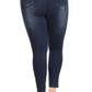 The Curvy Roxy Denim Jegging - Dark Denim ONLY 1 3X LEFT