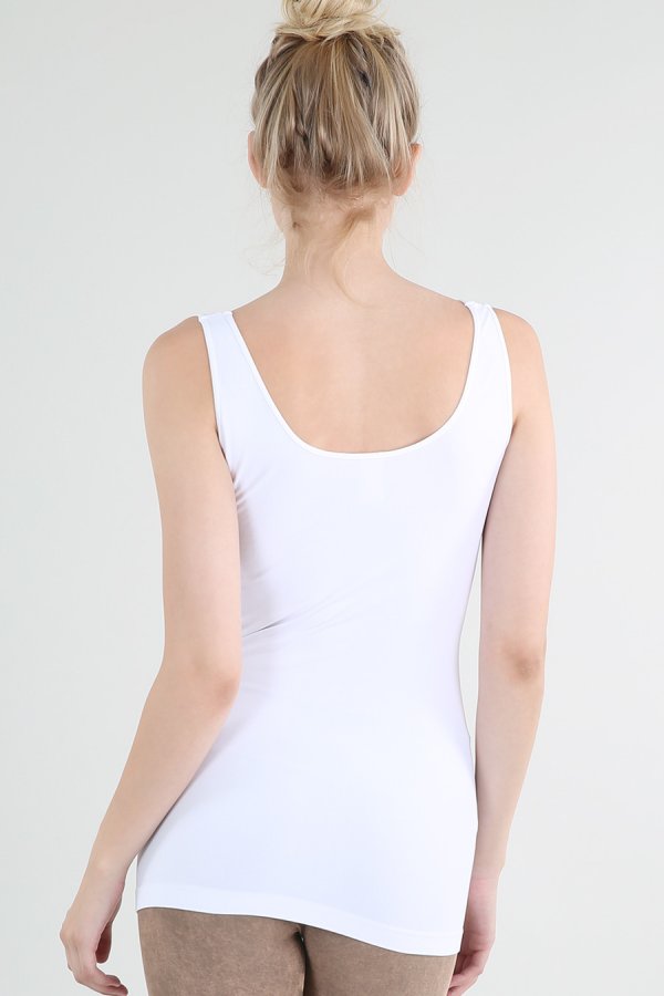 Reversible Tank Top - White