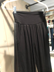 Faux Leather Stripe Pant - Black ONLY 1 SIZE XL LEFT